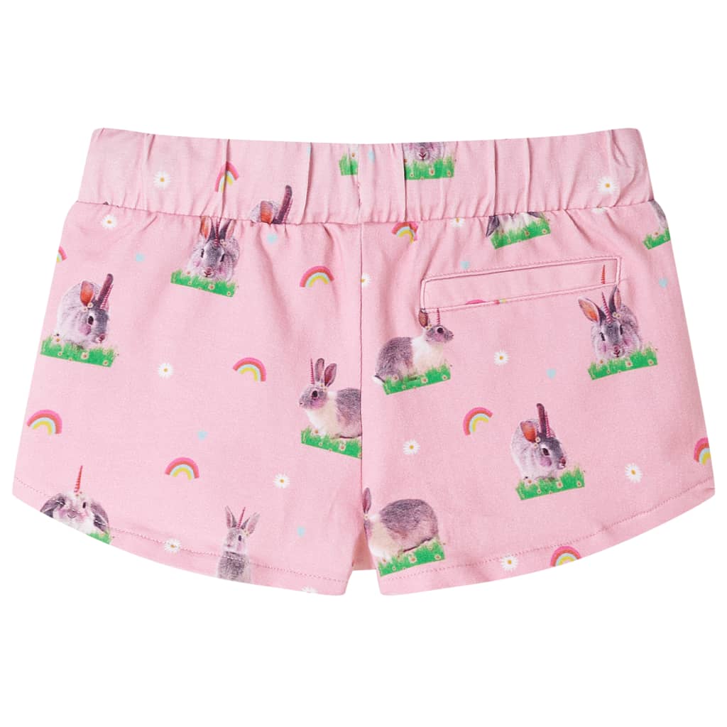 VidaXL Kindershorts mit Kordelzug 104 Hellrosa