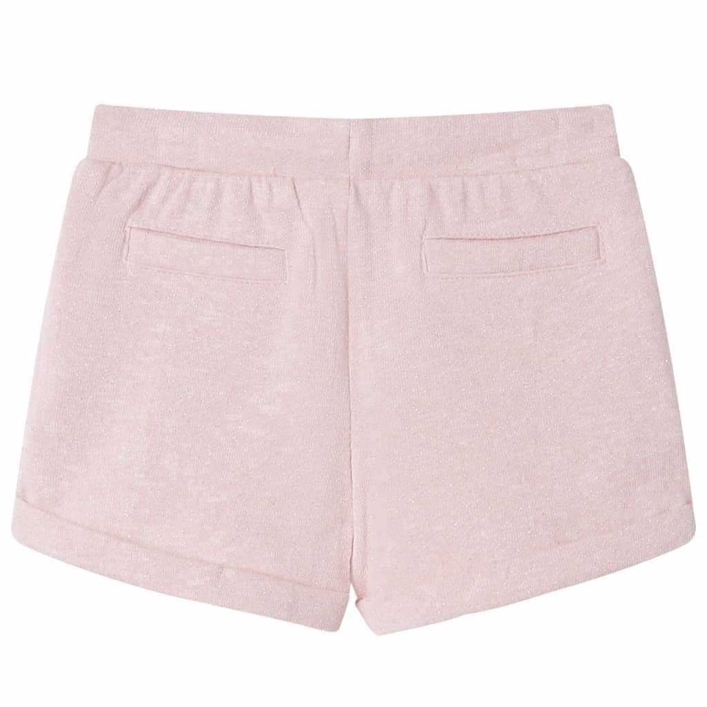 VidaXL Kindershorts mit Kordelzug 116 hellrosa gemischt