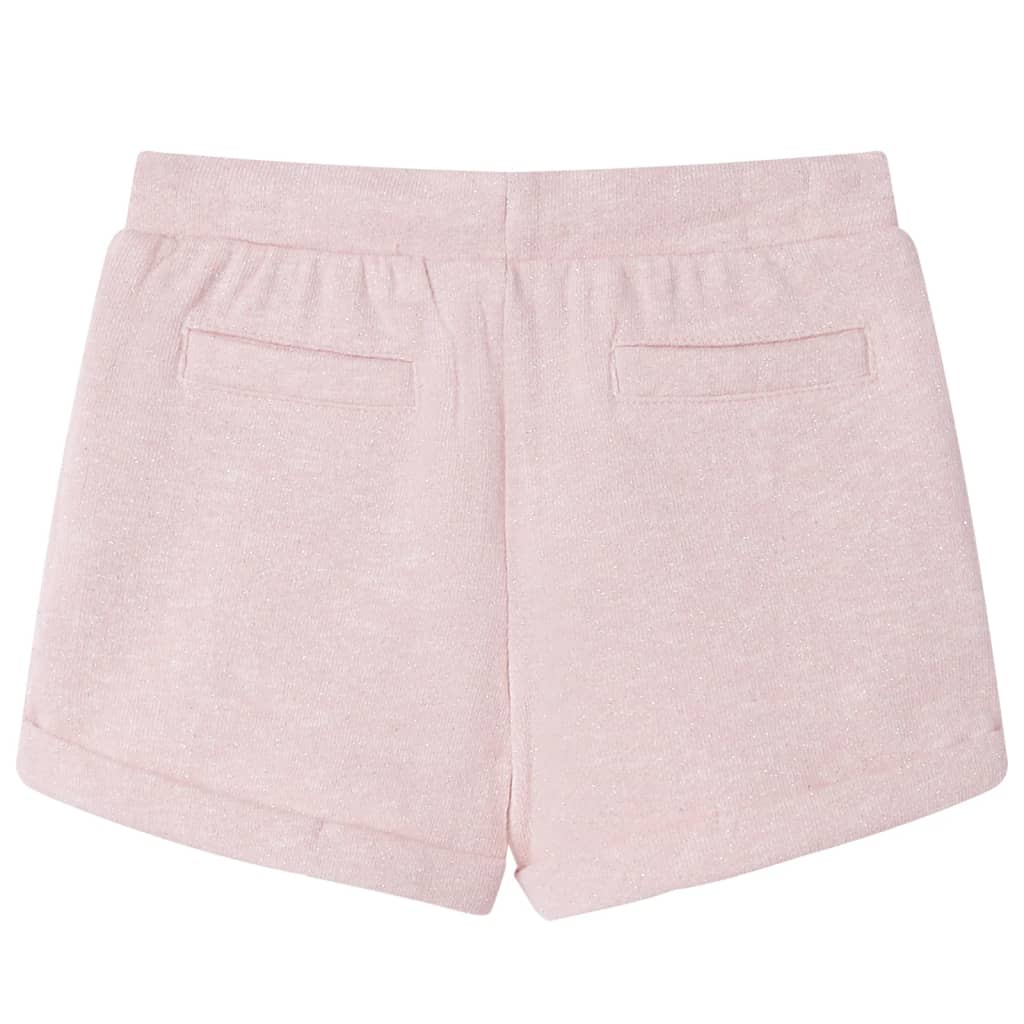 VidaXL Kindershorts mit Kordelzug 128 hellrosa gemischt