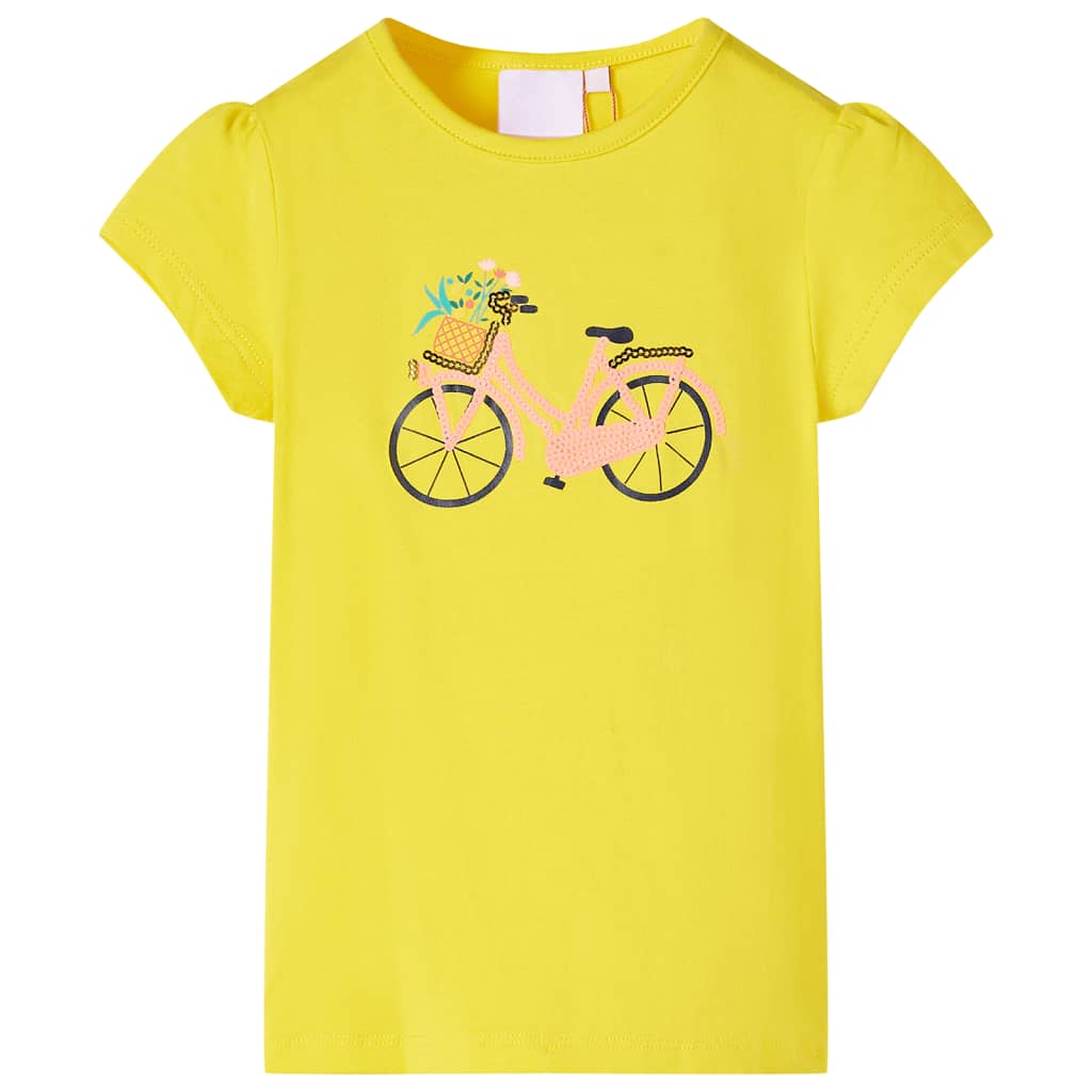Vidaxl kindershirt 104 geel