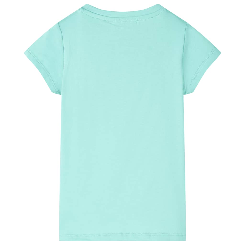 Vidaxl kindershirt 128 lichtmint