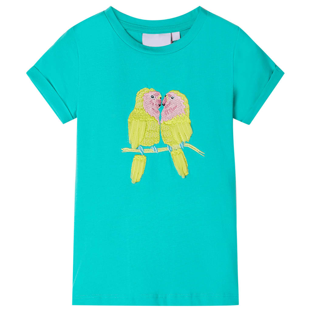 Vidaxl kindershirt 116 mintkleurig
