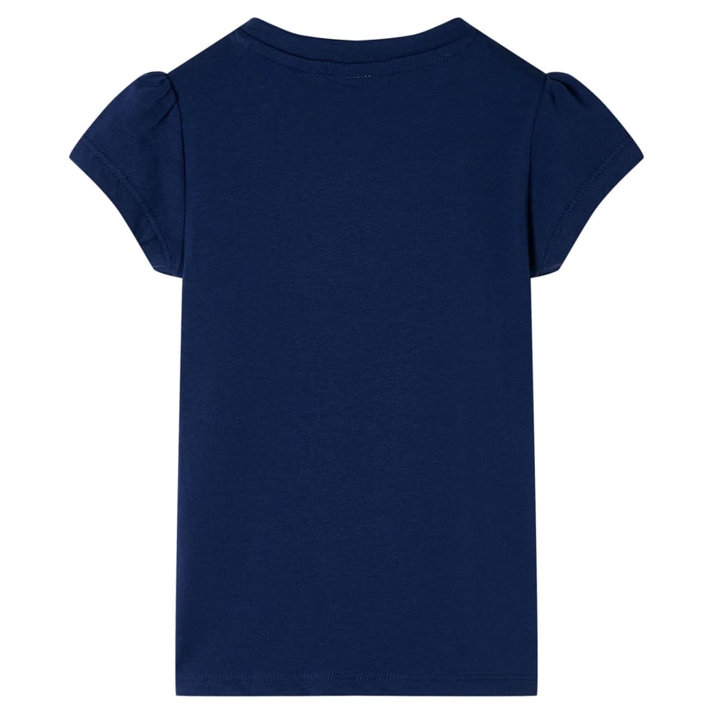 VidaXL Kinderhemd 140 Marineblau