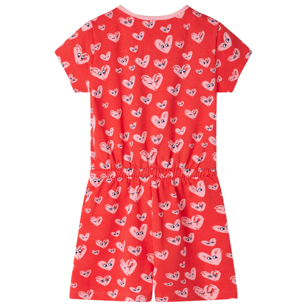 VidaXL Kinderoverall 104 rot