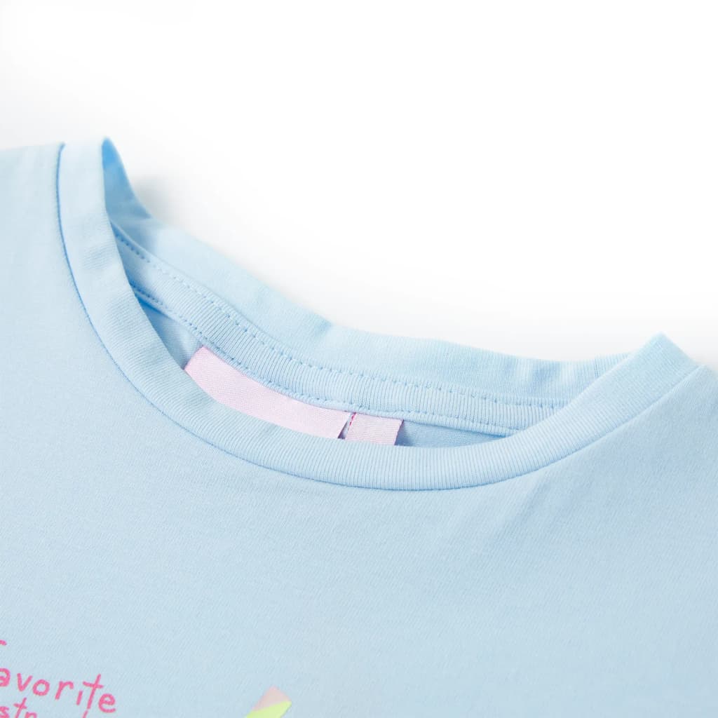VidaXL Kindershirt 140 Soft Blue