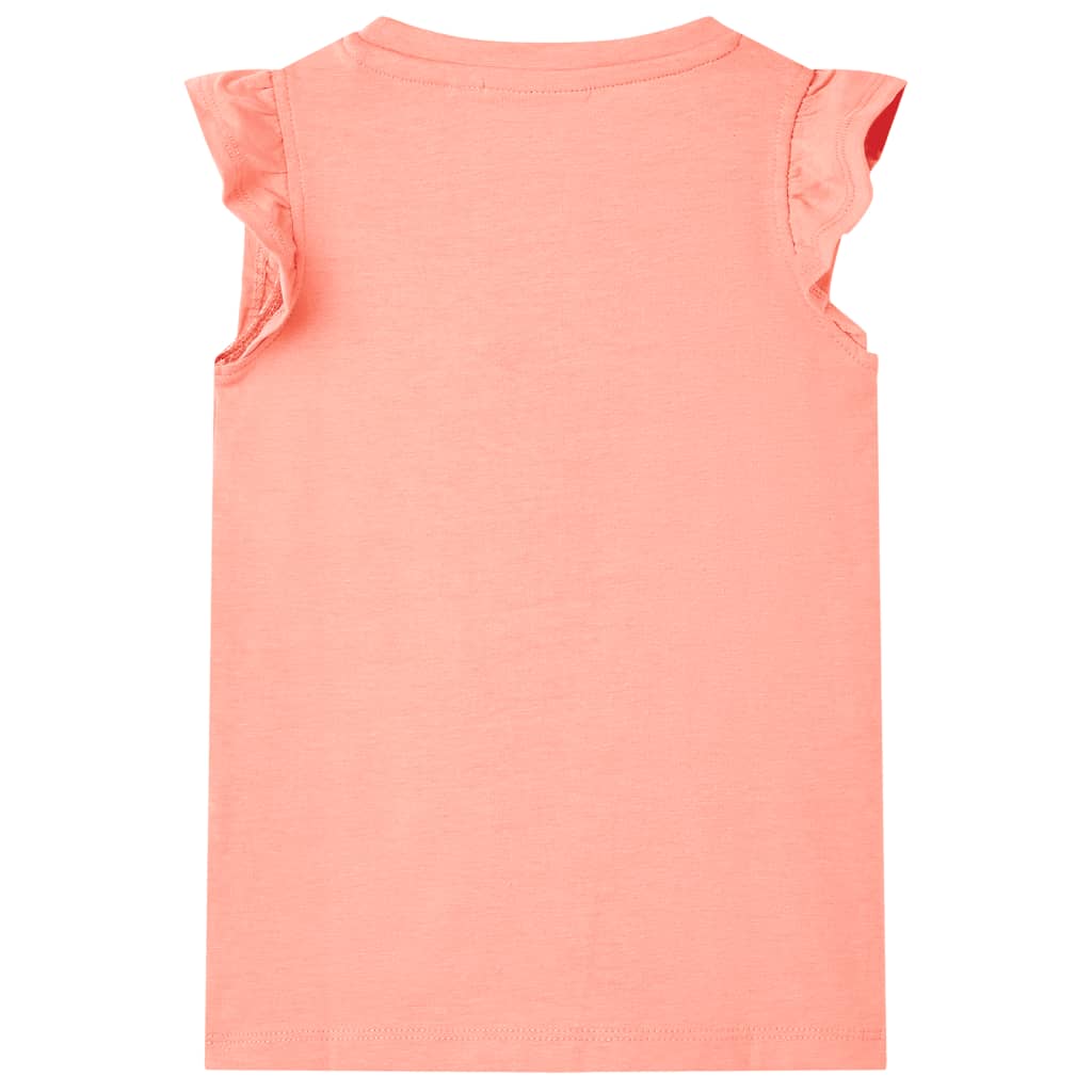 VidaXL Kindershirt 92 Neonkoralle