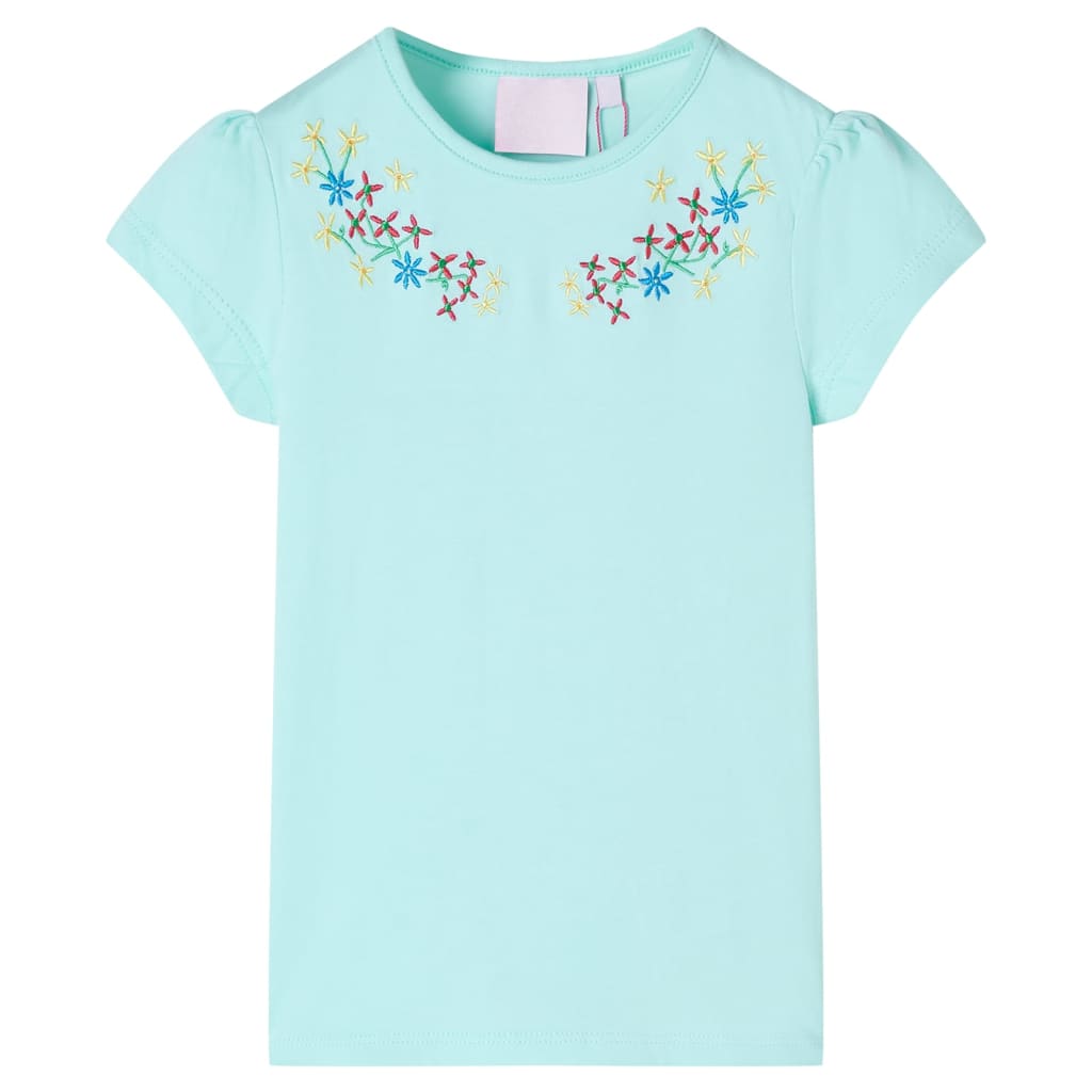 VidaXL Kindershirt 104 Hellseeblau