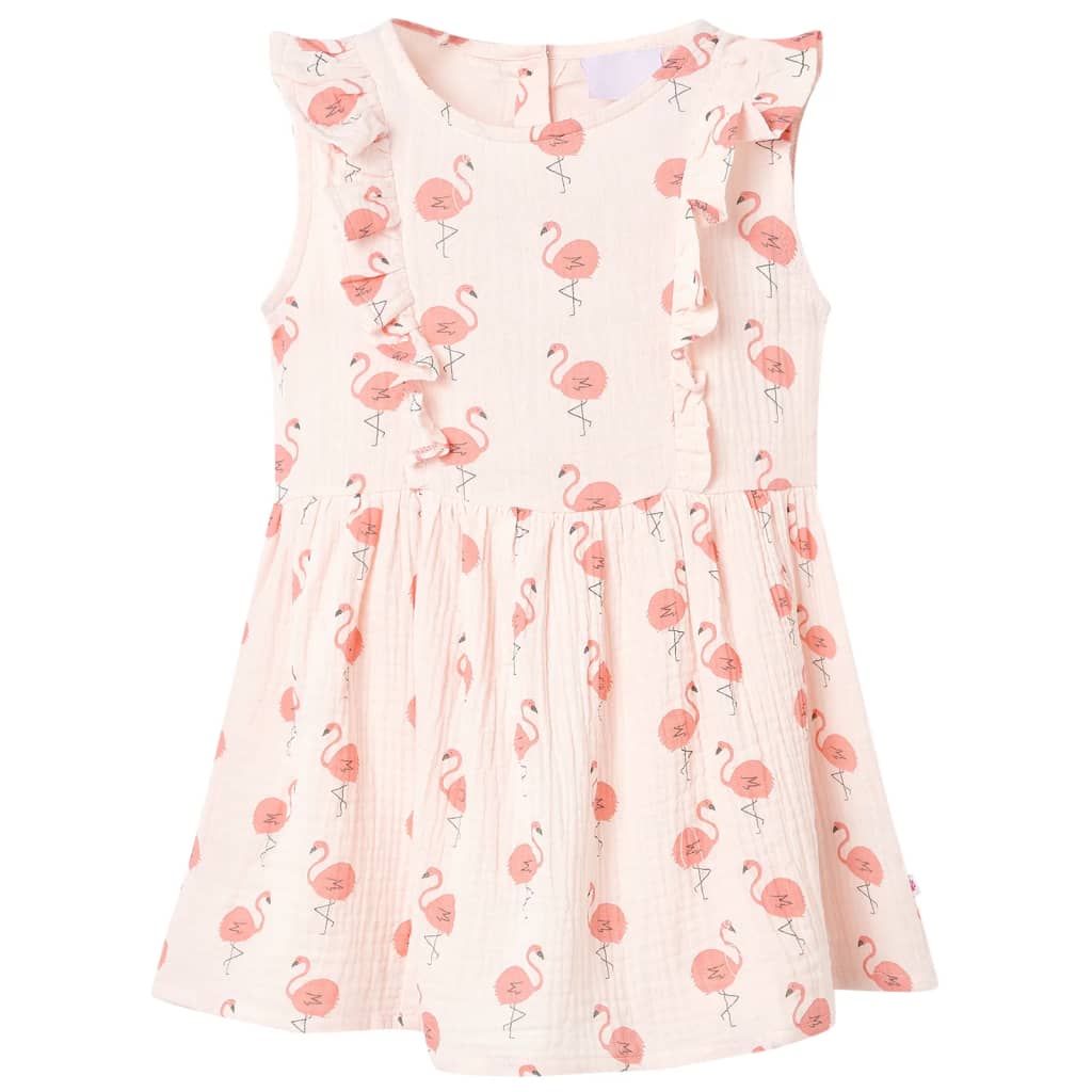 VidaXL Kinderkleid mit Rüschen 140 zartrosa