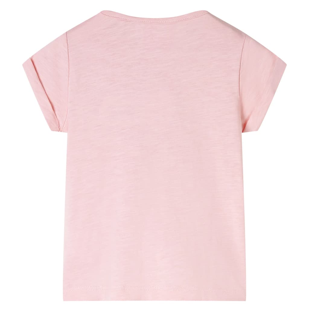VidaXL Kindershirt 128 hellrosa
