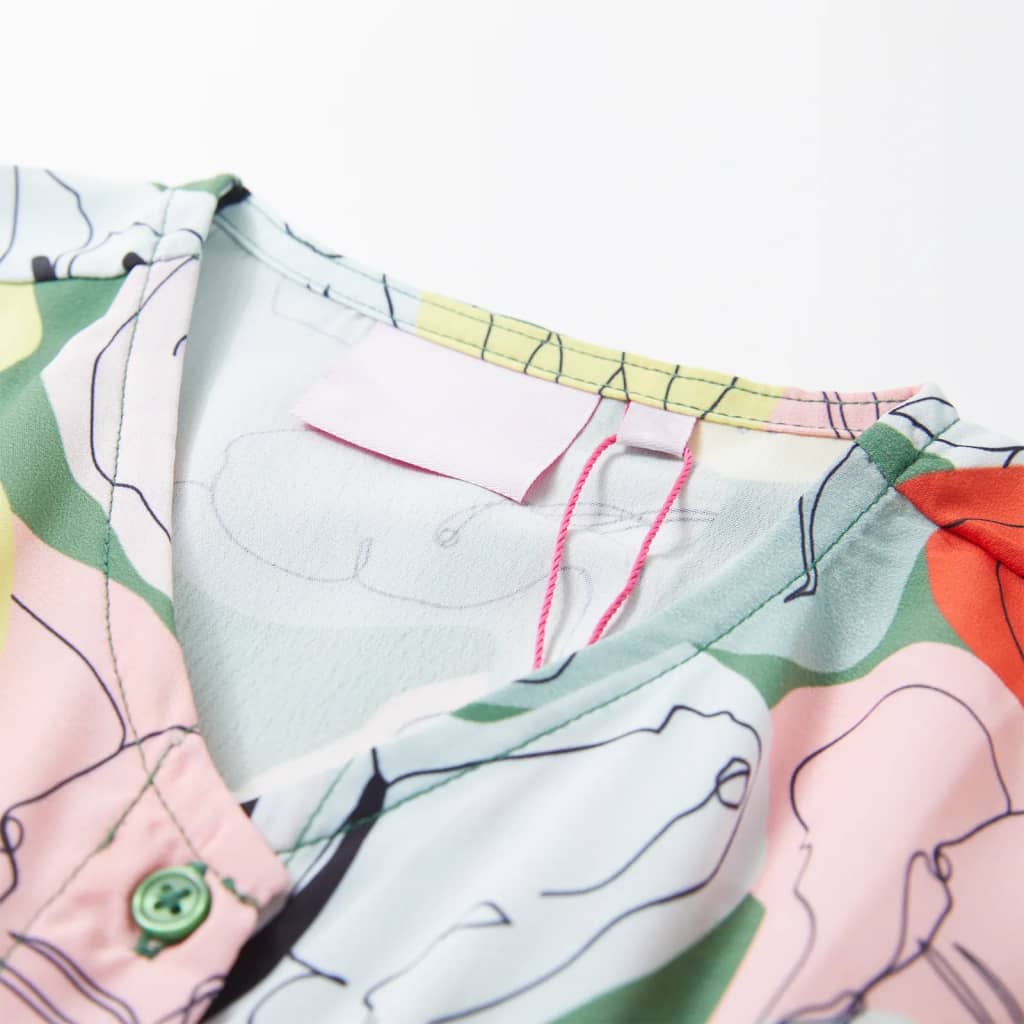 VidaXL Kinderkleid 116 grün