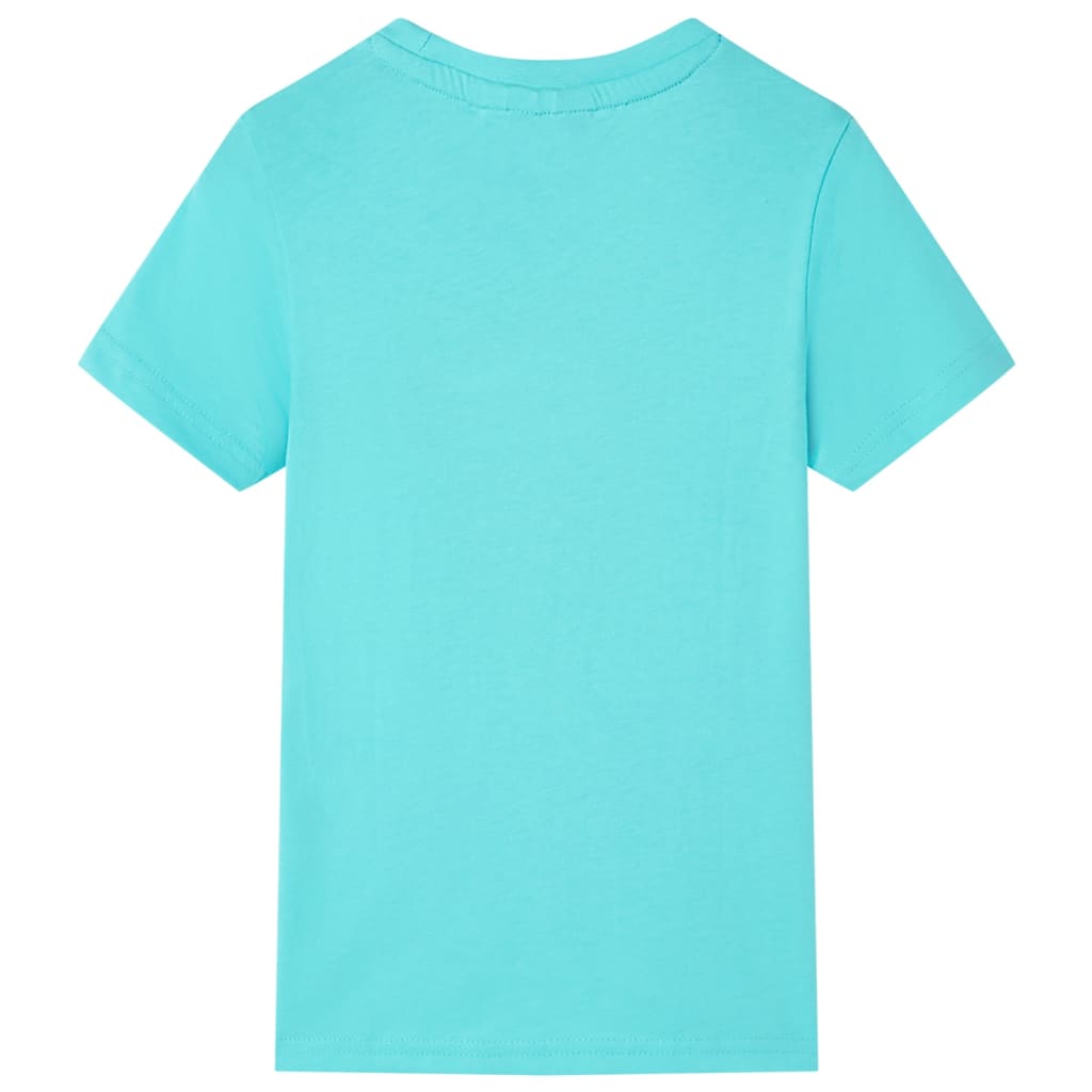 VidaXL Kindershirt mit kurzen Ärmeln 104 Meeresblau