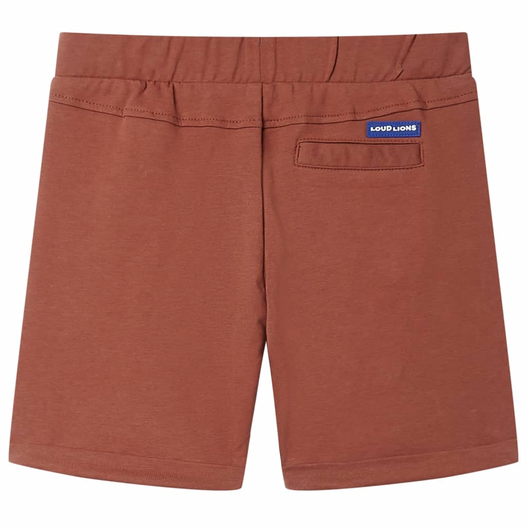 VidaXL Kindershorts mit Kordelzug 128 braun