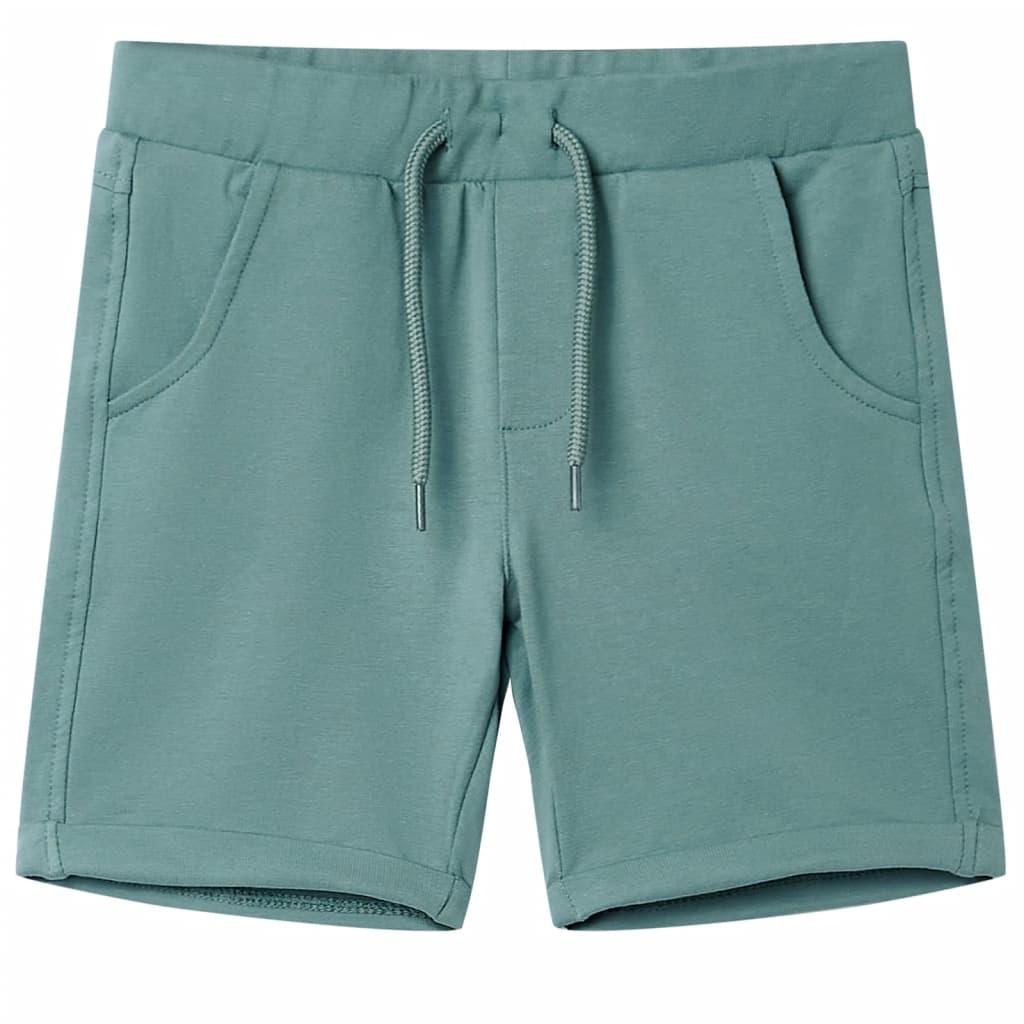 VidaXL Kindershorts mit Kordelzug 128 altpetrol