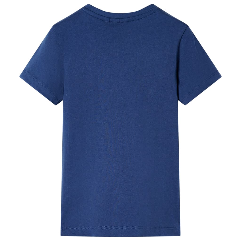 VidaXL Kindershirt 128 dunkelblau
