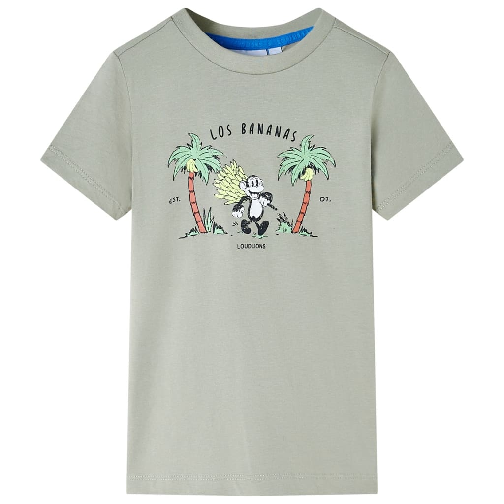 VidaXL Kinderhemd 104 helles Khaki