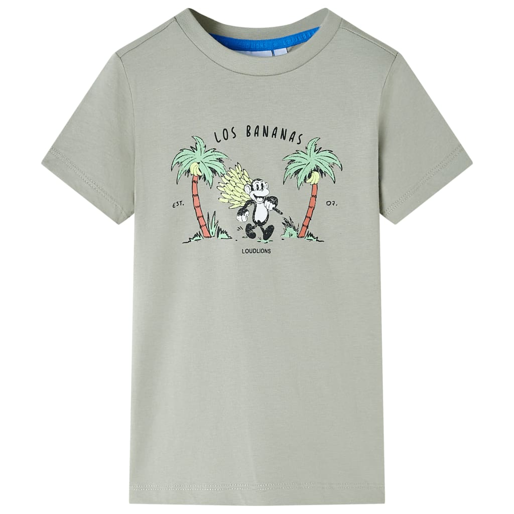 VidaXL Kinderhemd 128 helles Khaki