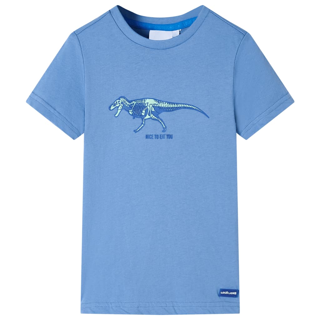 VidaXL Kindershirt 92 mittelblau
