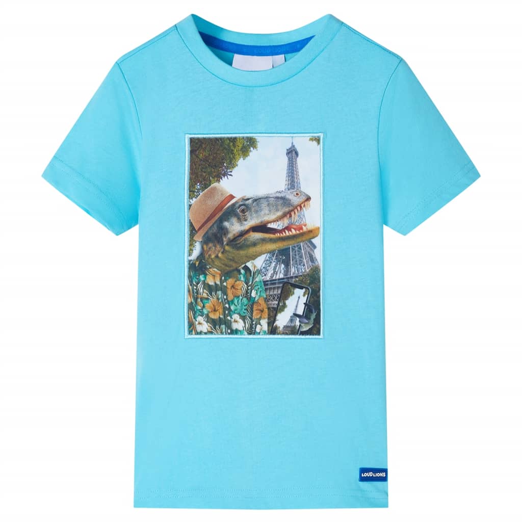 VidaXL Kinderhemd 140 Meerblau