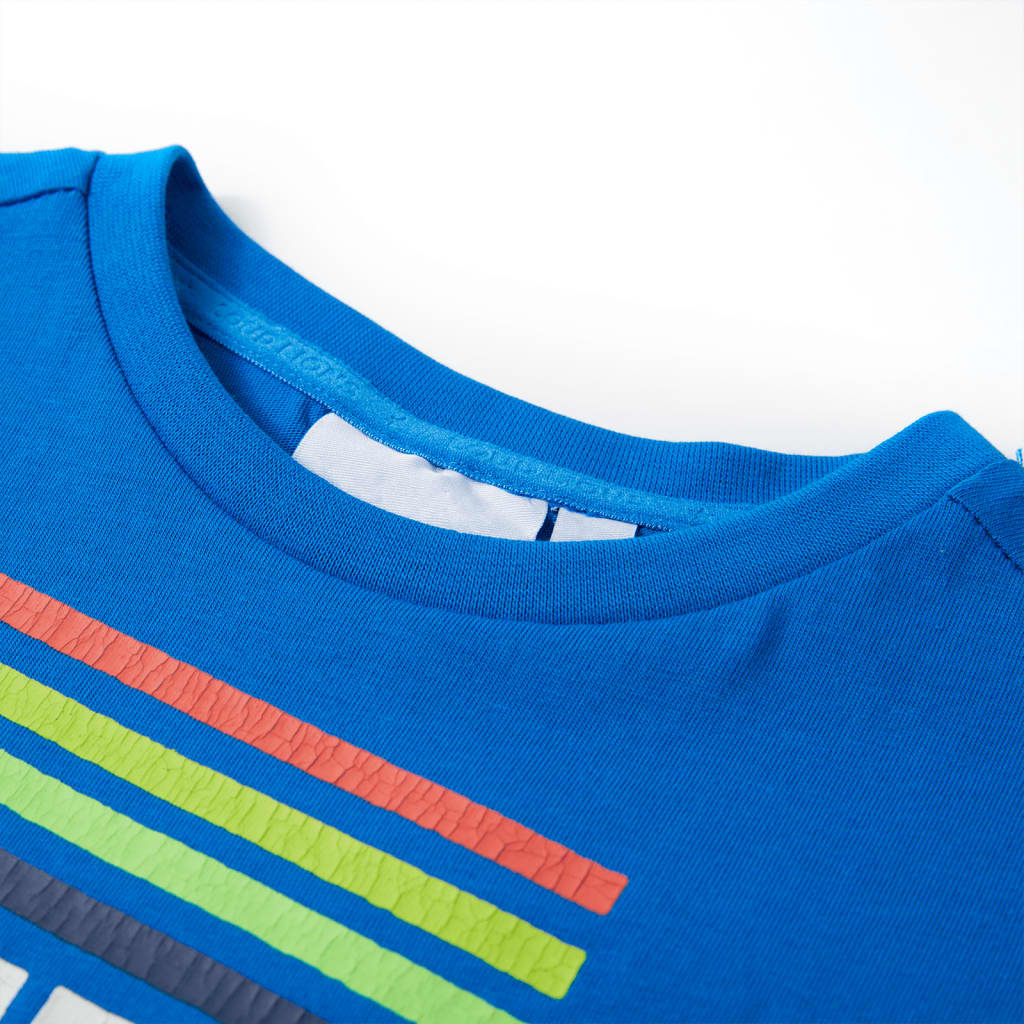 VidaXL Kindershirt 140 leuchtend blau
