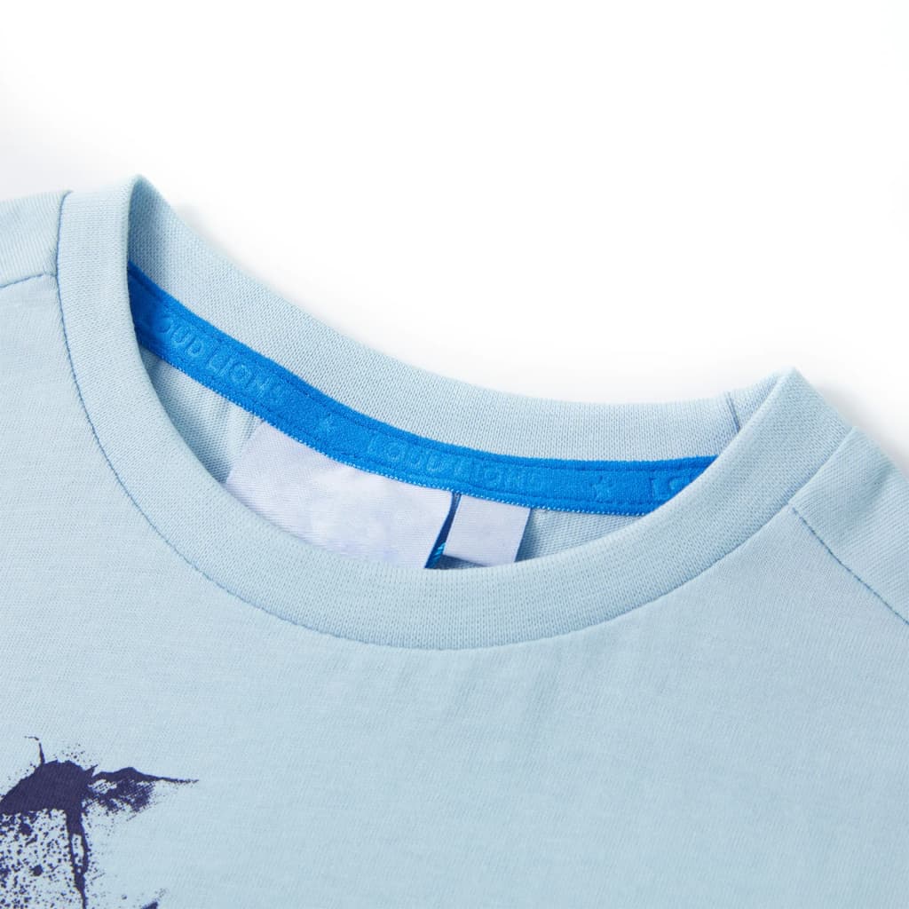 VidaXL Kindershirt 128 Hellblau