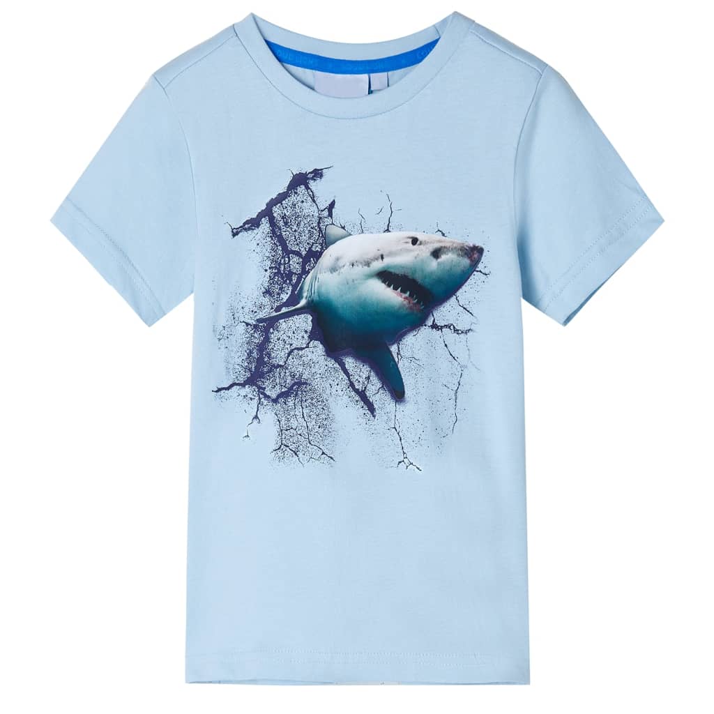 VidaXL Kindershirt 140 Hellblau