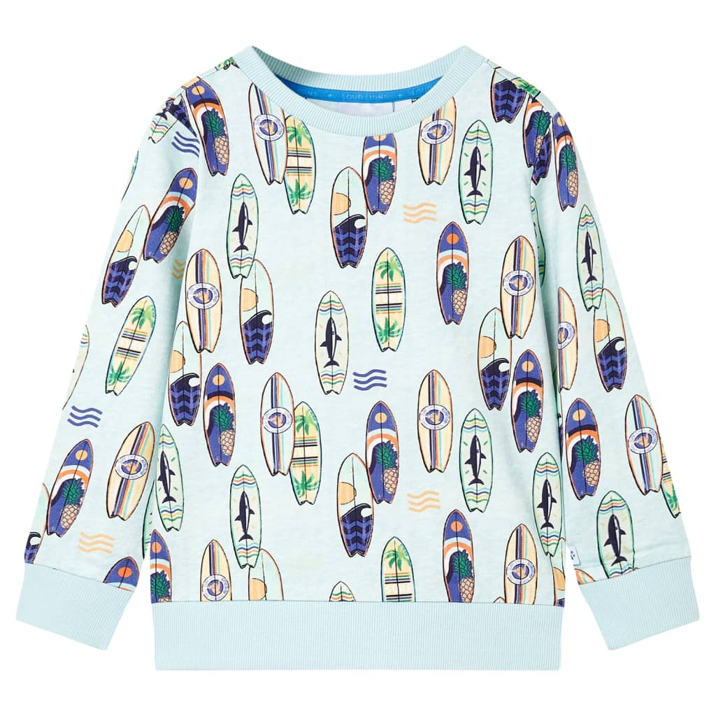 VidaXL Kinderpullover 104 gemischtes zartes Blau