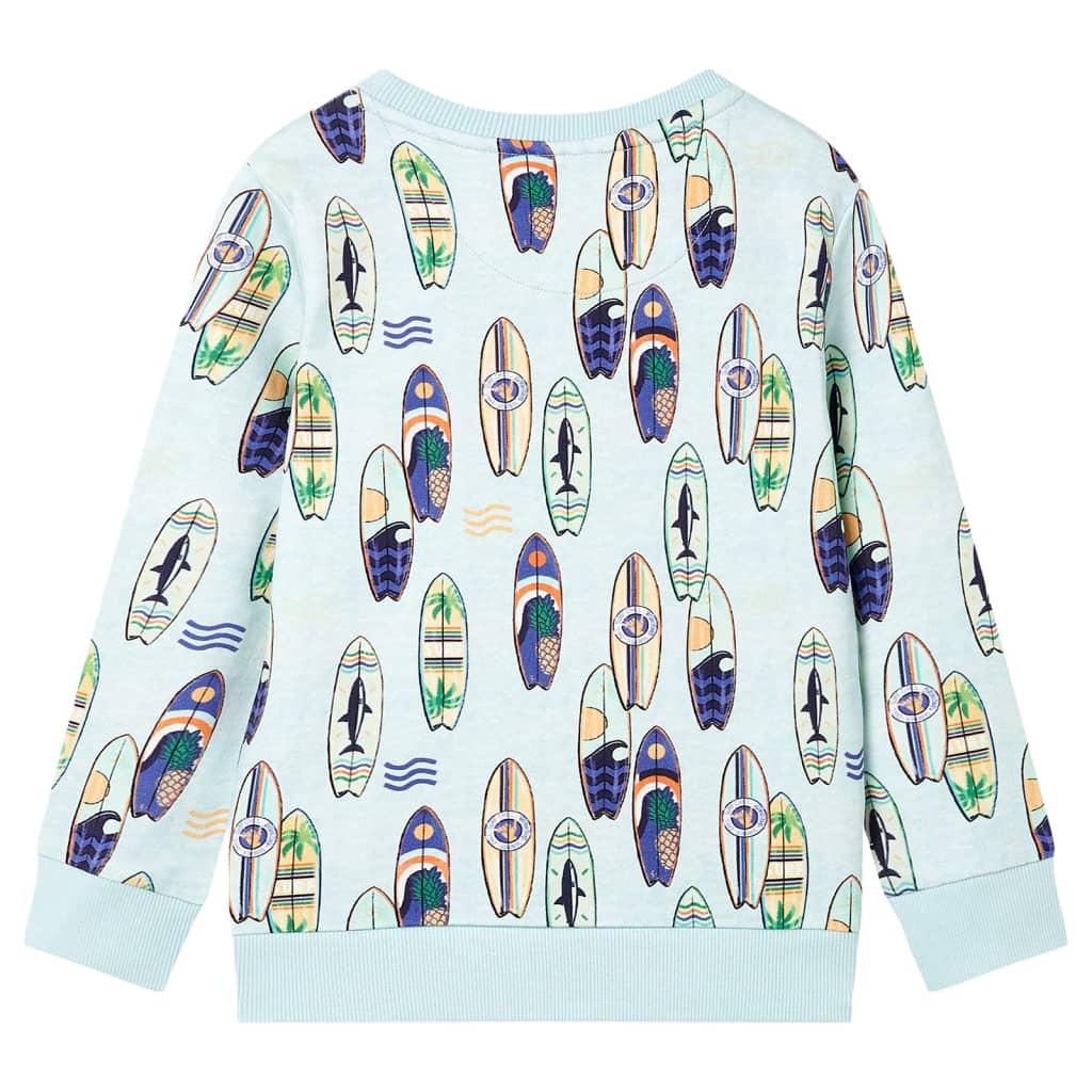 VidaXL Kinderpullover 128 gemischtes zartes Blau