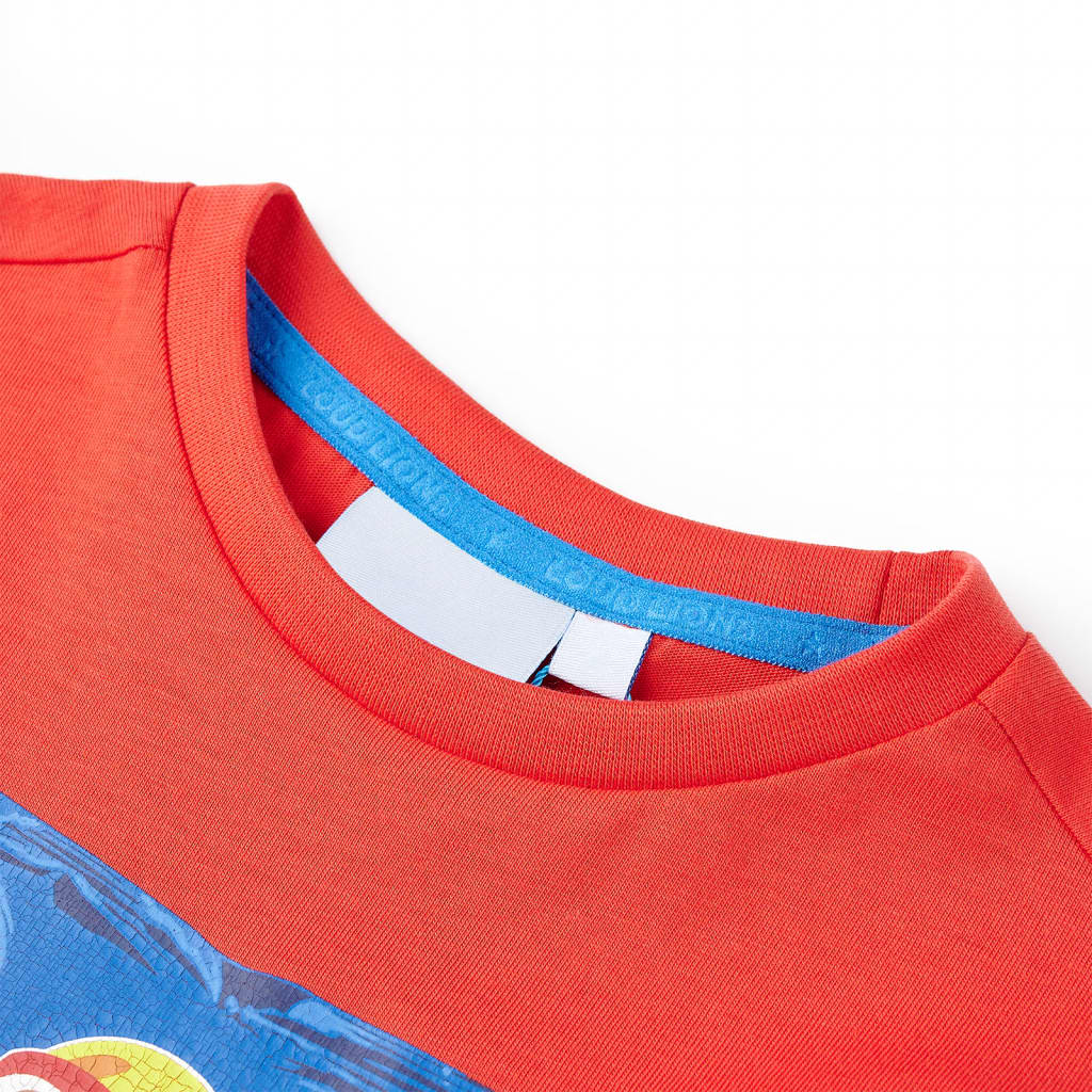 VidaXL Kindershirt mit kurzen Ärmeln 116 rot