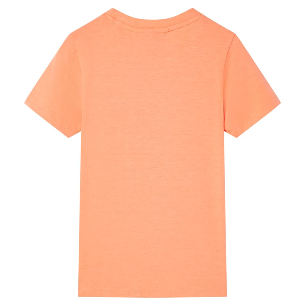 VidaXL Kindershirt mit kurzen Ärmeln 140 neonorange