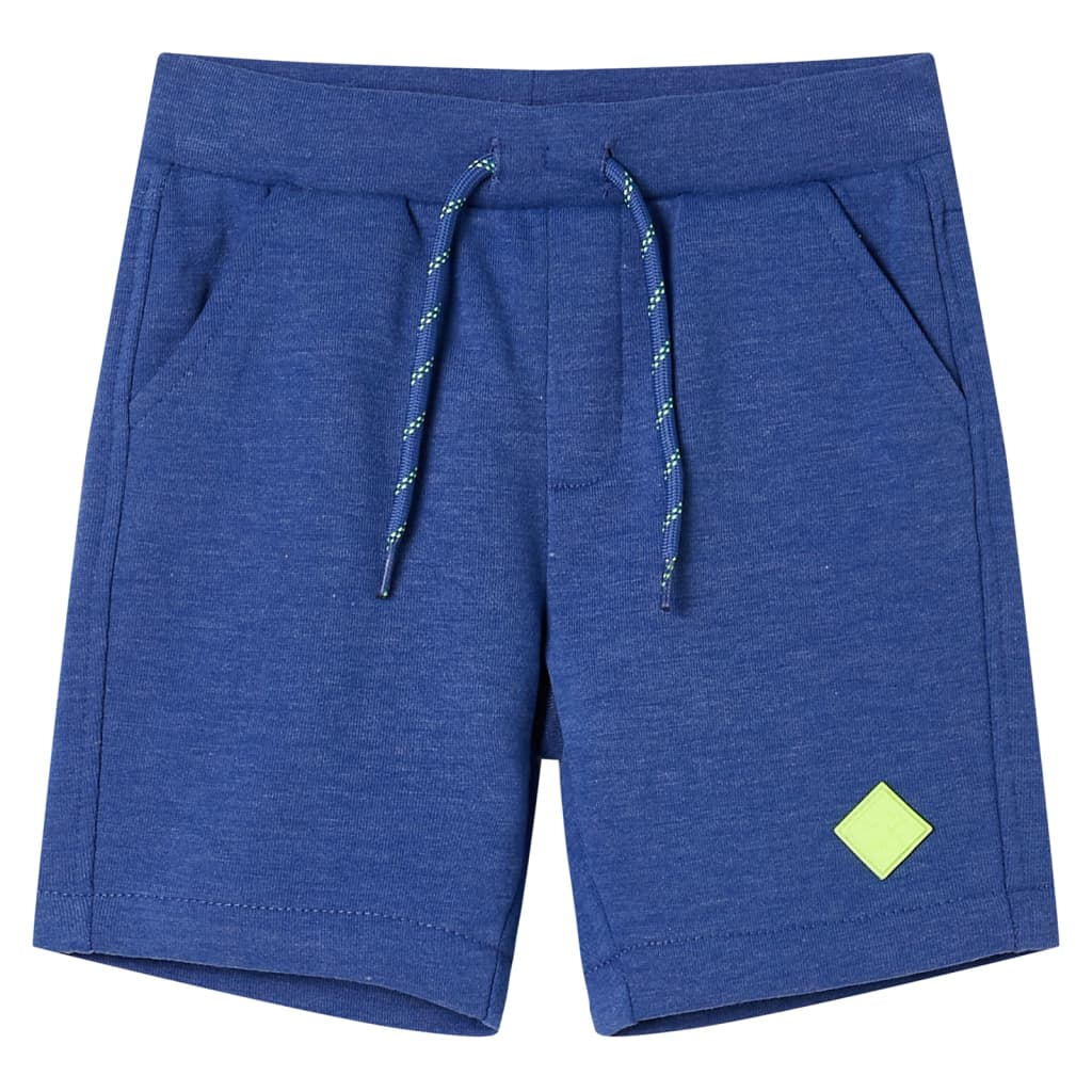 VidaXL Kindershorts mit Kordelzug 140 melange blau
