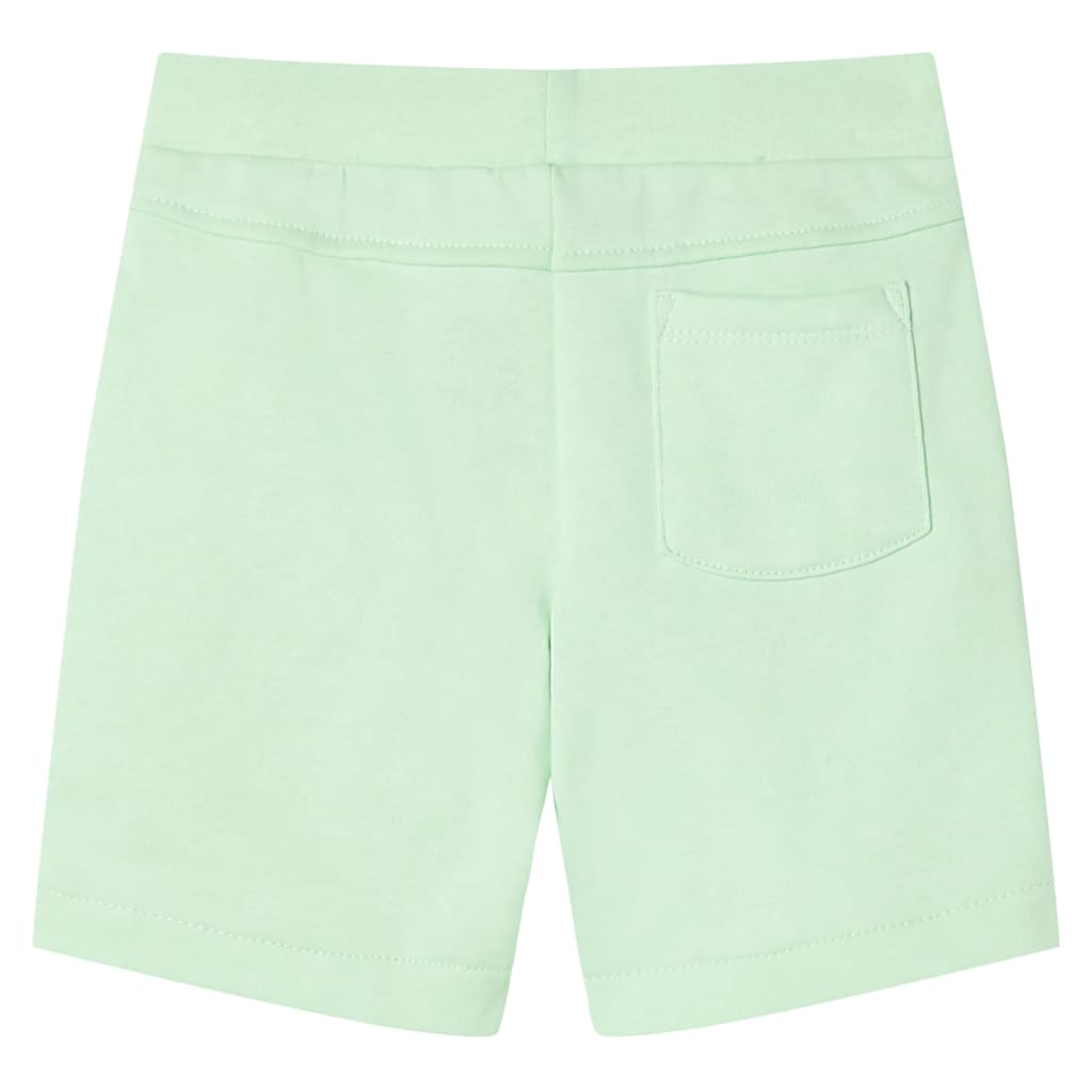 VidaXL Kindershorts mit Kordelzug 116 Hellgrün