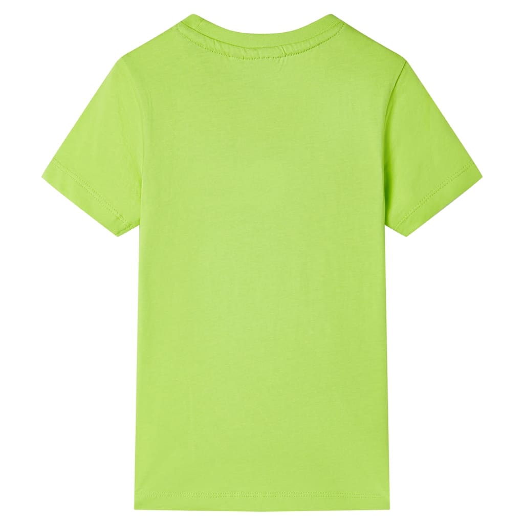 VidaXL Kindershirt mit kurzen Ärmeln 104 Limettengrün