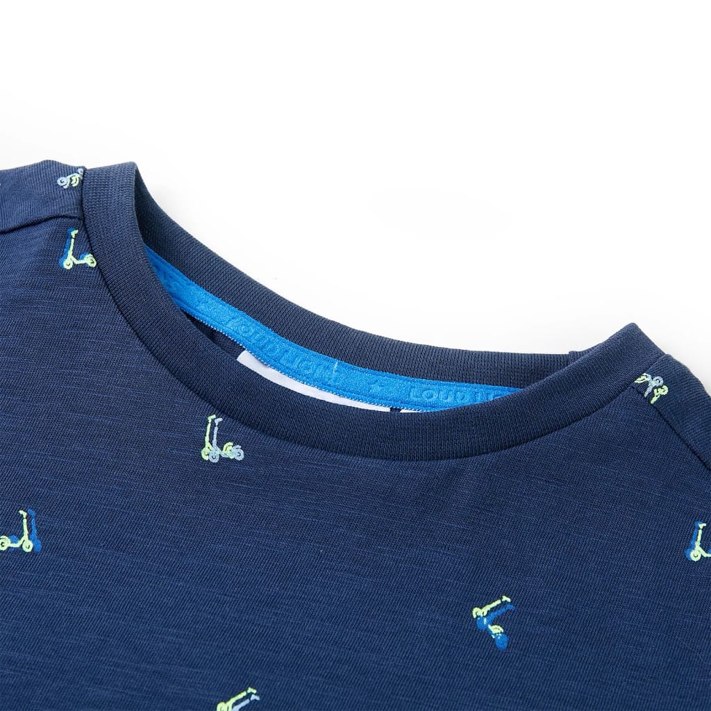 VidaXL Kindershirt 92 dunkelblau