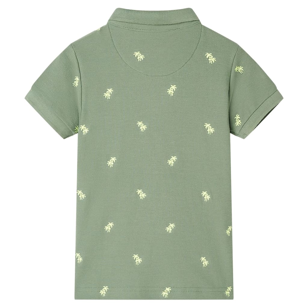 VidaXL Kinder-Poloshirt 116 Khaki