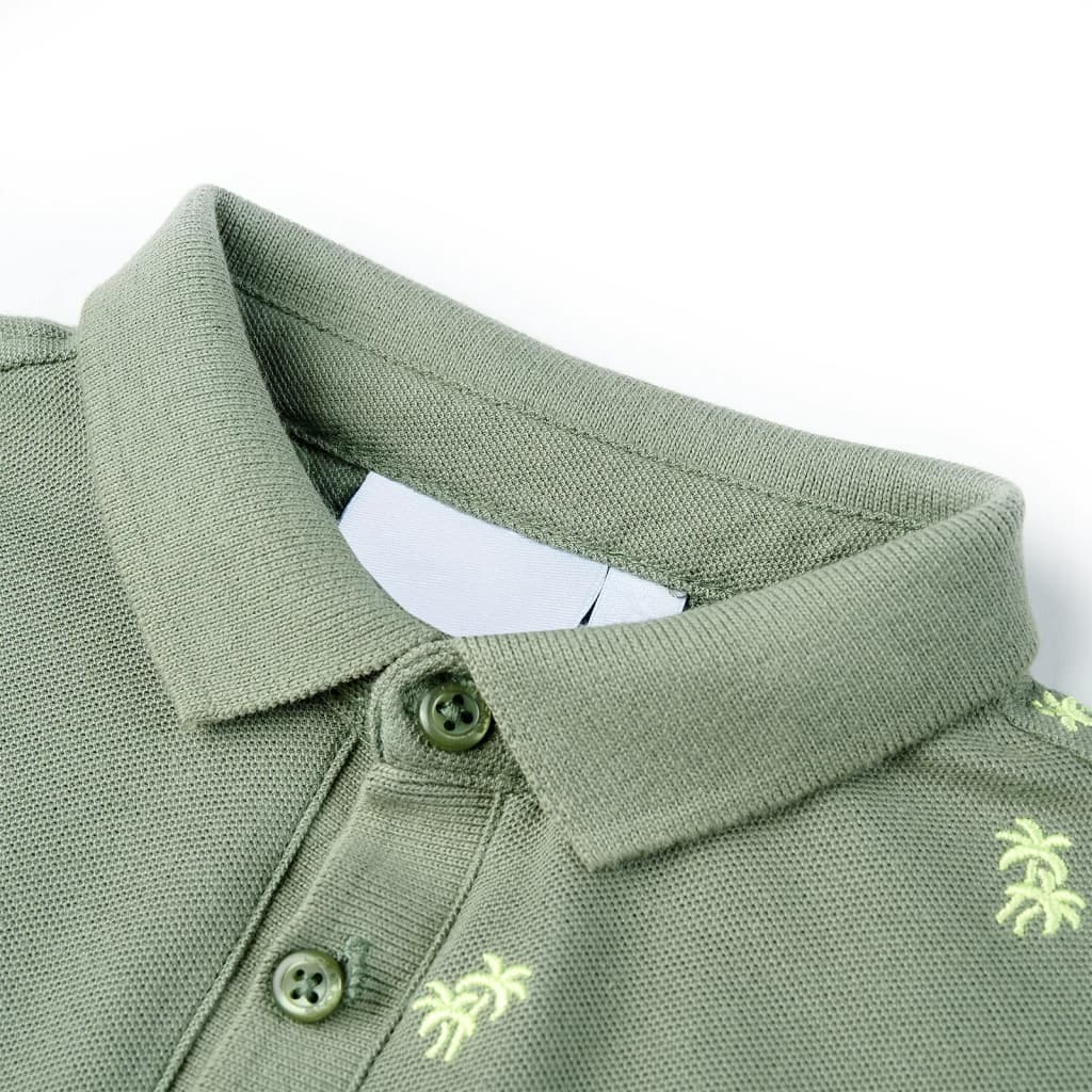 VidaXL Kinderpoloshirt 140 Khaki