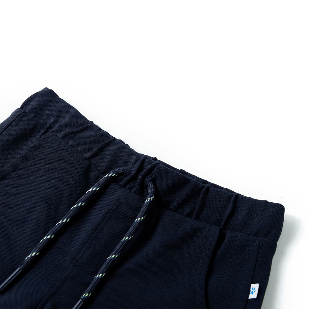 VidaXL Kindershorts mit Kordelzug 128 Marineblau