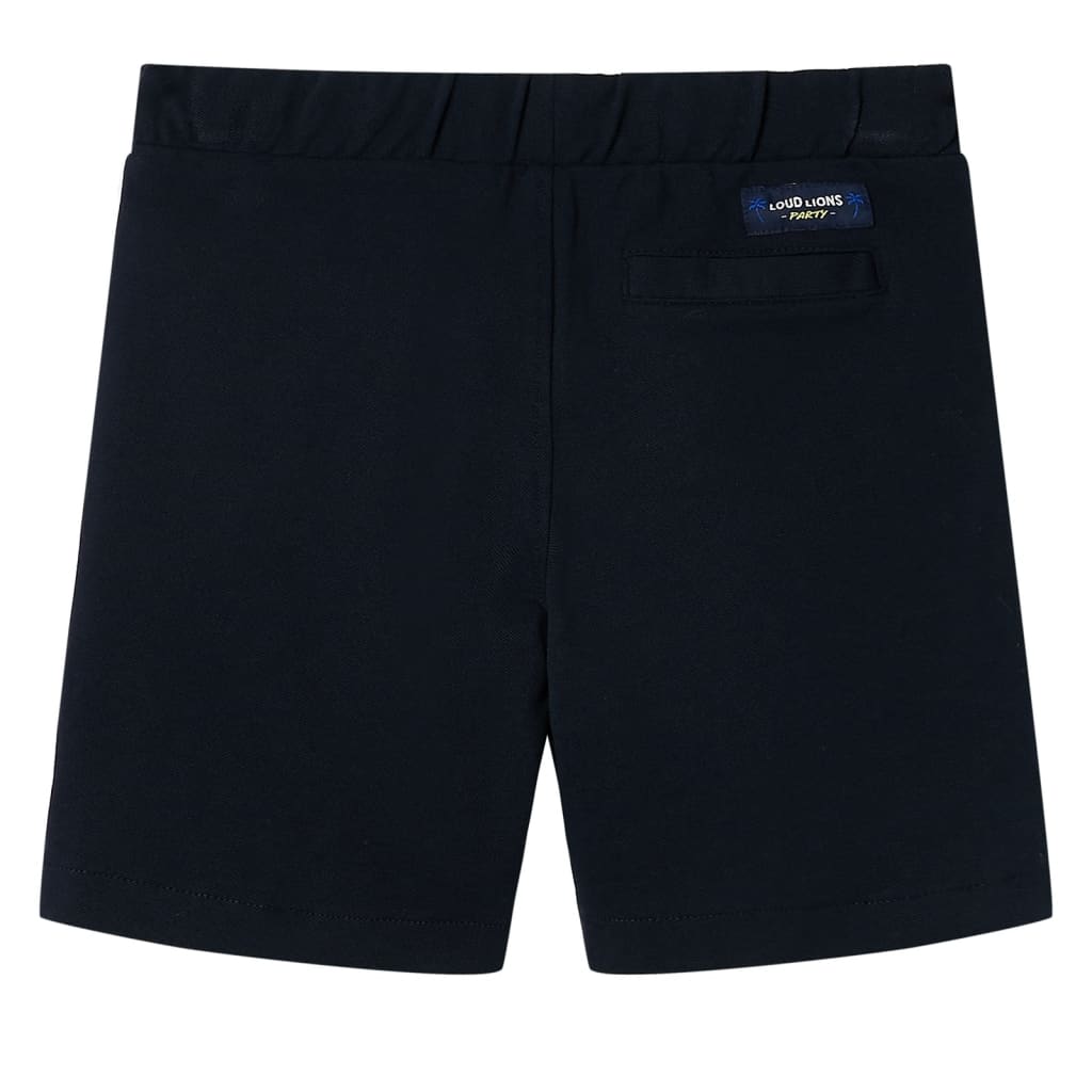 VidaXL Kindershorts mit Kordelzug 140 Marineblau