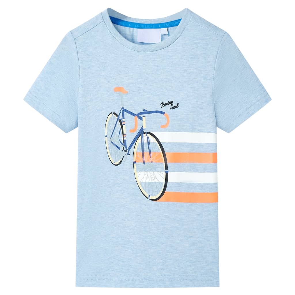 VidaXL Kindershirt 92 softblau gemischt
