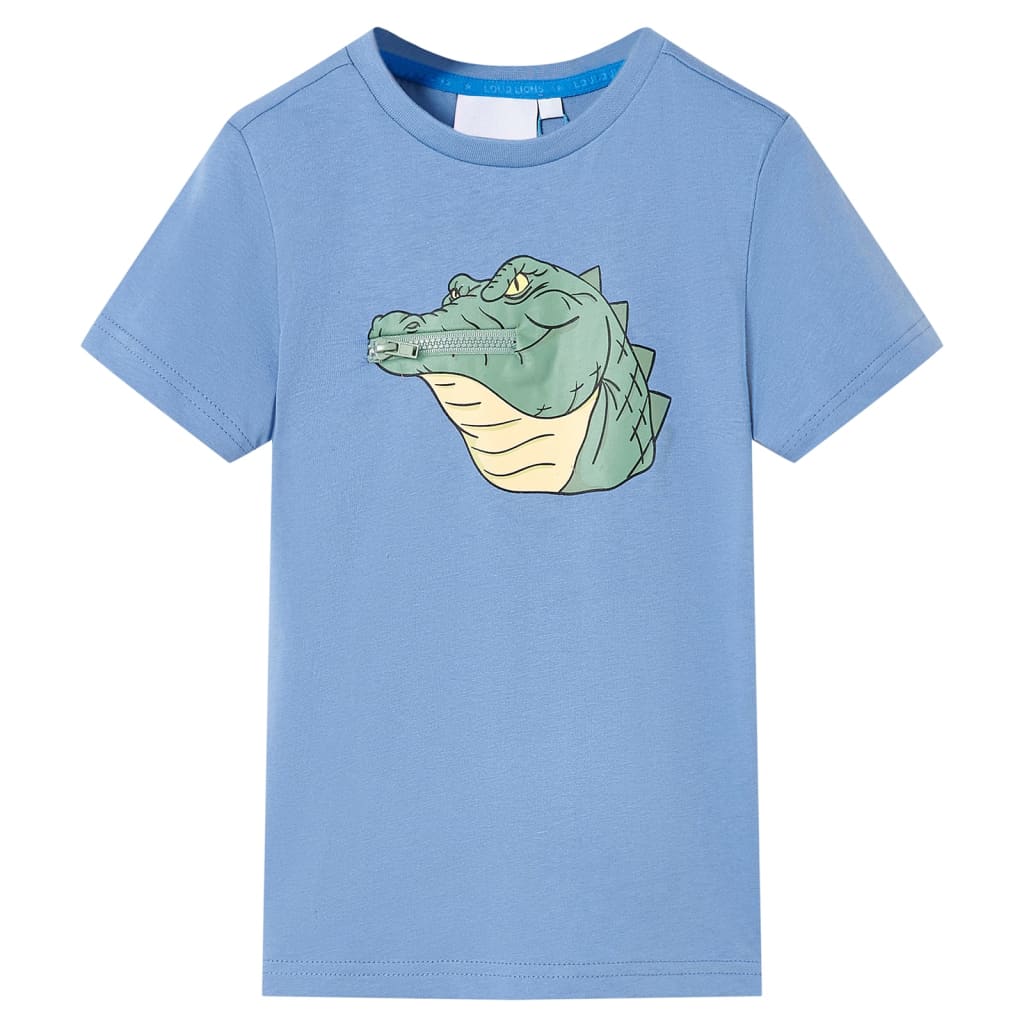 VidaXL Kindershirt 116 mittelblau