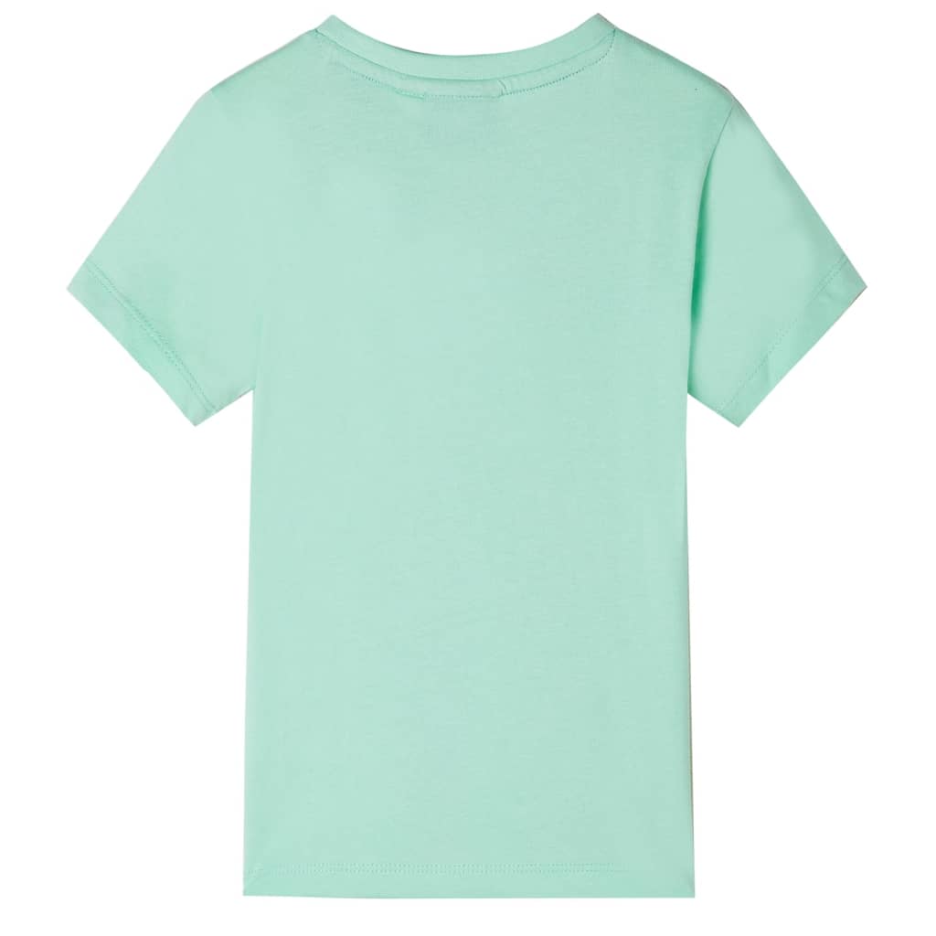 VidaXL Kindershirt mit kurzen Ärmeln 104 Hellgrün