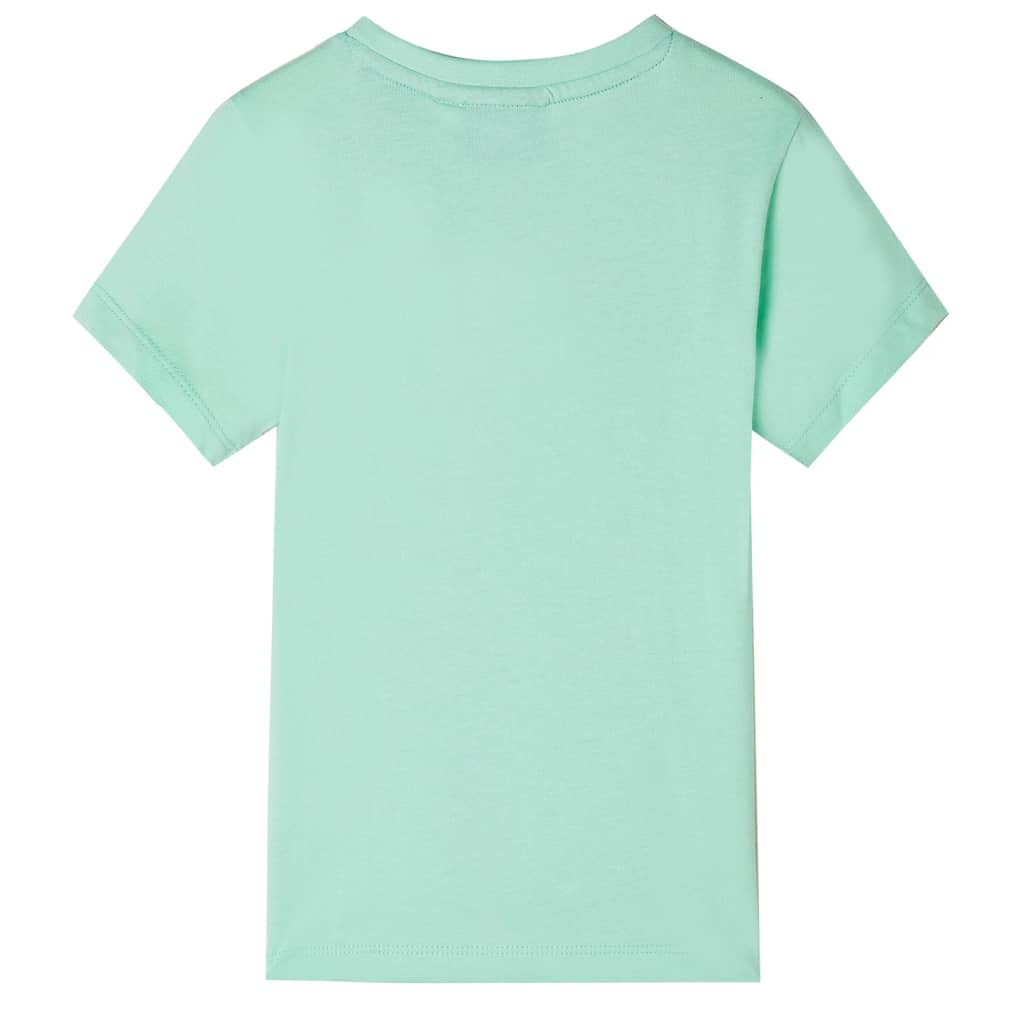 VidaXL Kindershirt mit kurzen Ärmeln 116 Hellgrün