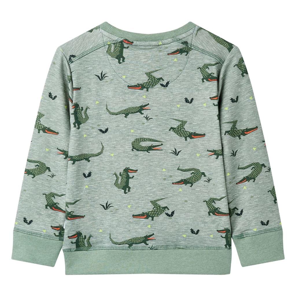 VidaXL Kinderpullover 128 hellkhaki meliert