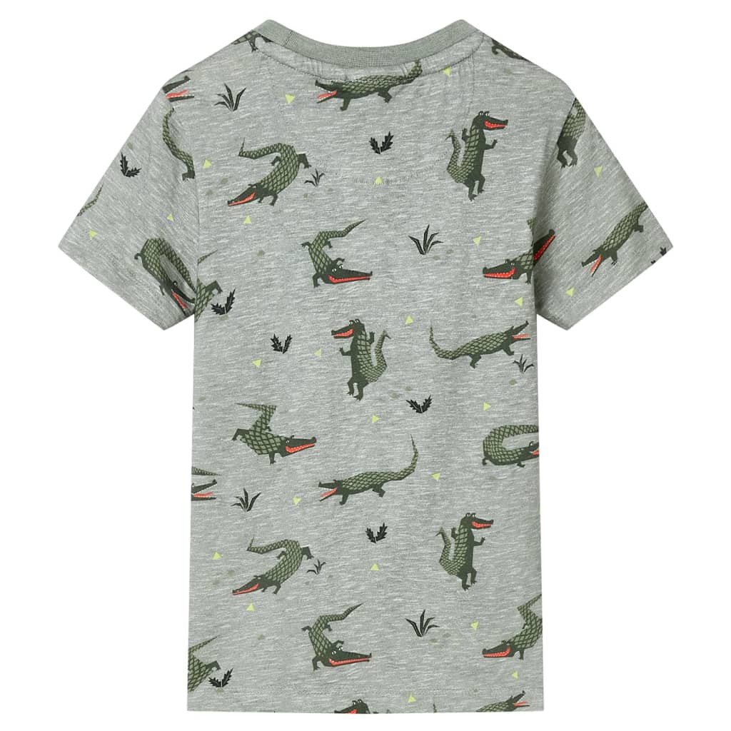 VidaXL Kindershirt 104 hellkhaki meliert