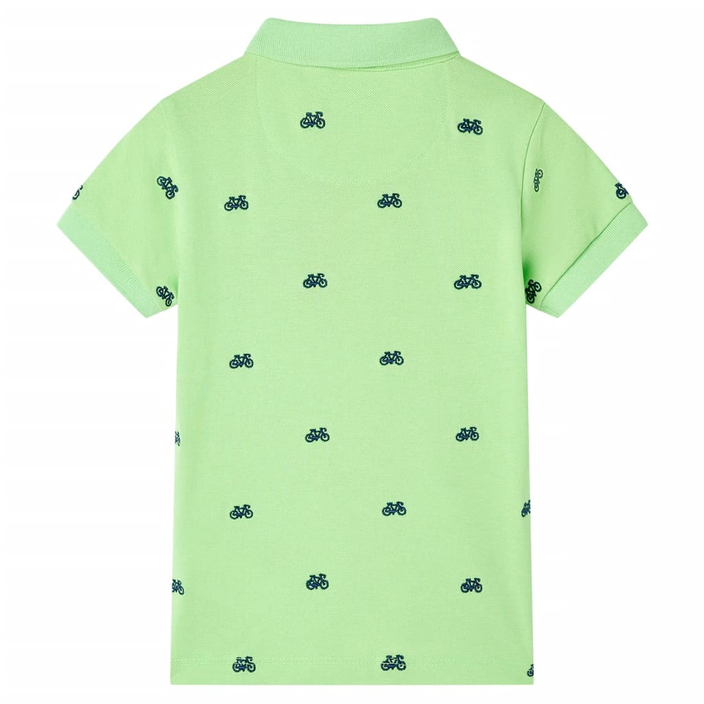 VidaXL Kinderpoloshirt 116 neongrün