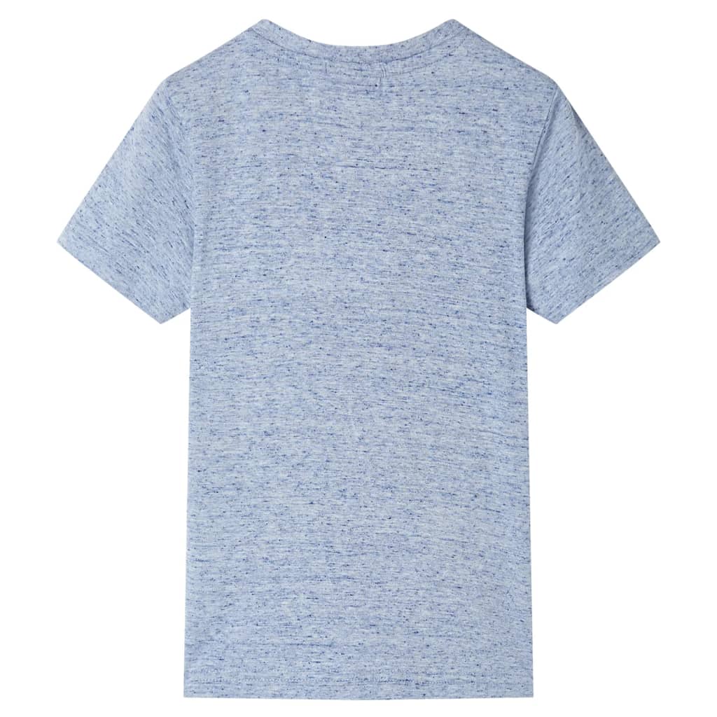 VidaXL Kindershirt mit kurzen Ärmeln 92 blau gemischt
