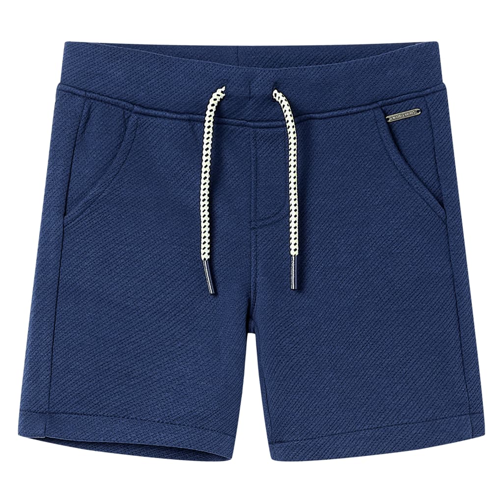 VidaXL Kindershorts mit Kordelzug 140 dunkelblau