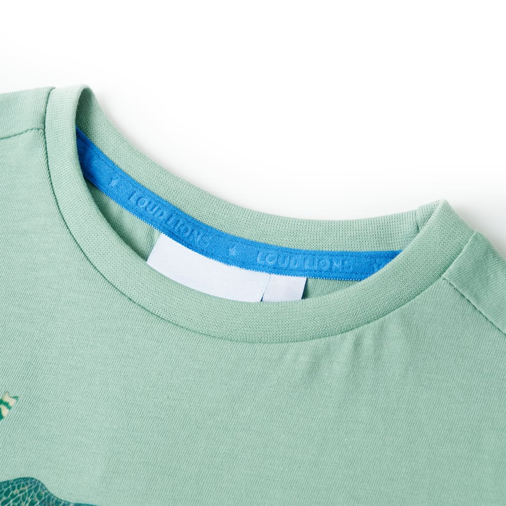 VidaXL Kindershirt 92 hellkhaki