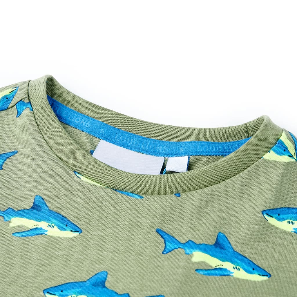 VidaXL Kinderhemd 128 helles Khaki