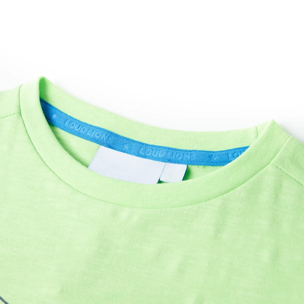VidaXL Kindershirt 140 neongrün
