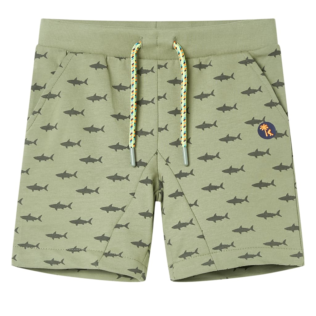 VidaXL Kindershorts mit Kordelzug 140 helles Khaki